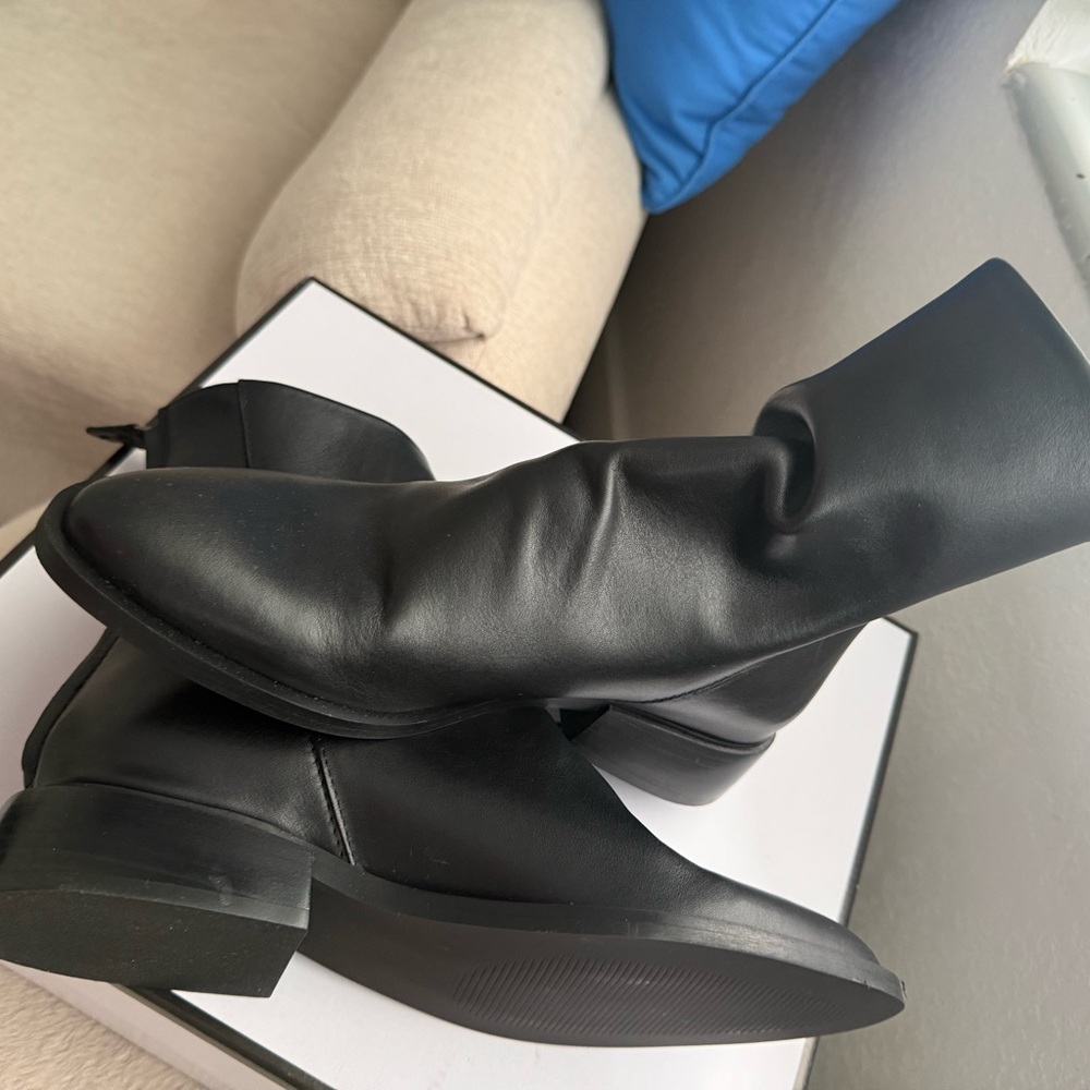 Steve Madden Black Heeled Boots